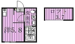 東武伊勢崎線 五反野駅 徒歩10分 2階/-