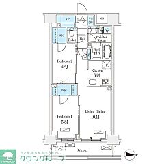 物件の間取り