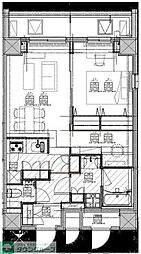 ＣＡＳＳＩＡ押上桜橋 8階1SLDKの間取り