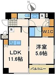 レジディア日本橋馬喰町III 7階1LDKの間取り