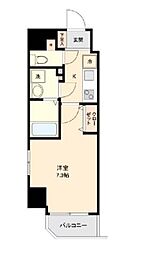 ＲＥＧＡＬＯ新御徒町 6階ワンルームの間取り