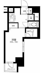 プレール・ドゥーク銀座ＥＡＳＴ 2階1Kの間取り