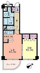 Ｌａｐｙｕｔａ 7階1LDKの間取り