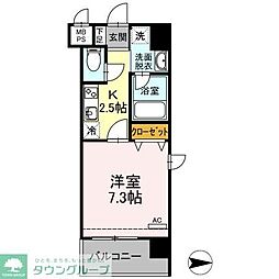 PRINCE54 1Kの間取図画像