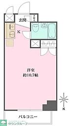 藤和半蔵門コープ ワンルームの間取図画像