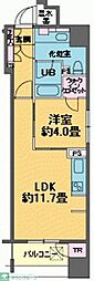カスタリア銀座3 1LDKの間取図画像