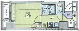 ドルチェ日本橋浜町・壱番館 1Kの間取図画像
