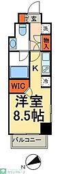 ファインアドレス新御徒町 ワンルームの間取図画像