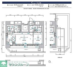 RELUXIATOKYOEAST 1LDKの間取図画像