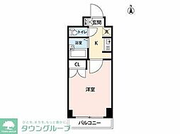 フォレシティ秋葉原 1Kの間取図画像