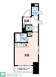 アクティア神田岩本町 ワンルームの間取図画像