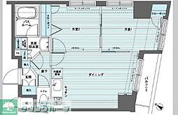 トーシンフェニックス日本橋蛎殻町弐番館 2DKの間取図画像