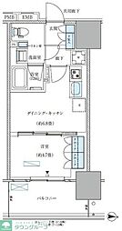 江東区大島4丁目マンション 1DKの間取図画像