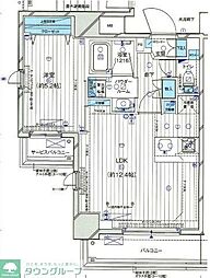 ジェノヴィア小村井 1LDKの間取図画像