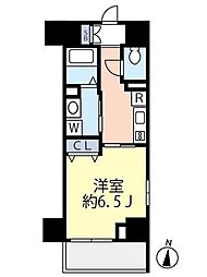 グランヴァン住吉駅前 1Kの間取図画像