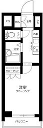 スカイコートヴァンテアン東日本橋 1Kの間取図画像