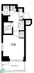 ガラシティ日本橋人形町 1Kの間取図画像