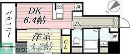 GRANPASEO根岸 1DKの間取図画像