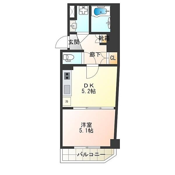 SOAR　SHINIMAMIYA ｜大阪府大阪市西成区花園北１丁目(賃貸マンション1DK・7階・30.00㎡)の写真 その4