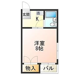 間取図画像 1K