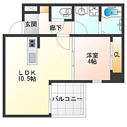 間取図画像 1LDK