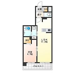 物件の間取り
