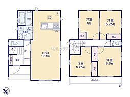 越谷市大字下間久里 A号棟/全7棟 新築戸建