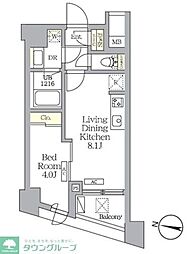 NOGATA RESIDENCE 1LDKの間取図画像