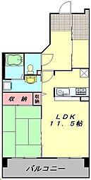 T'sgarden清瀬 1LDKの間取図画像