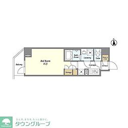 コンフォリア成増 1Kの間取図画像