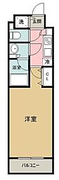 セジョリ大泉学園 1Kの間取図画像