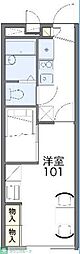 レオパレスハイムサンコウヤ 1Kの間取図画像