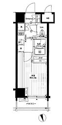 スパシエ練馬アヴィニティー 1Kの間取図画像