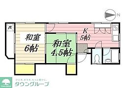 フレンドリープラザ1 2Kの間取図画像