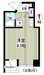 シュロス123 ワンルームの間取図画像