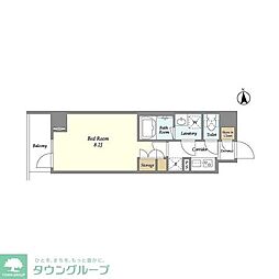 コンフォリア成増 1Kの間取図画像