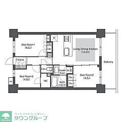 物件の間取り