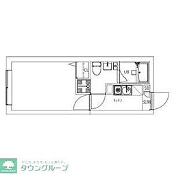 MAXIV　CITY　新江古田 1階1Kの間取り