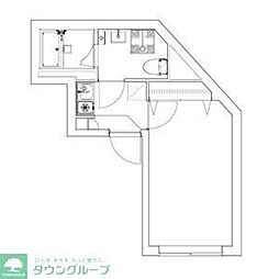 ＭＡＸＩＶ　ＣＩＴＹ新江古田 1階1Kの間取り