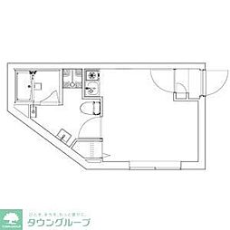 ＭＡＸＩＶ　ＣＩＴＹ新江古田 3階ワンルームの間取り