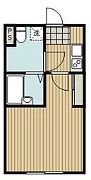 Sincrease中村橋 2階1Kの間取り