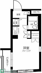 ダイホープラザ桜台 3階ワンルームの間取り