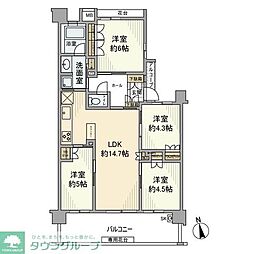 エコヴィレッジ和光新街区 1階4LDKの間取り
