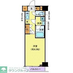 クレヴィスタ練馬平和台 404 4階1Kの間取り