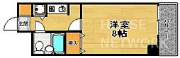 今出川アイビーハウス 4階1Kの間取り