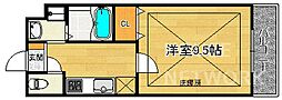 ラフィーネ芦山寺 1Kの間取図画像