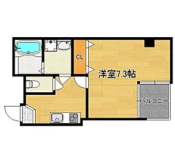 ウインダム智恵光院 1Kの間取図画像