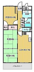 間取図画像 3LDK