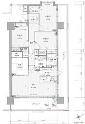 エバーライフグランポート下関駅南壱番館 4LDKの間取図画像