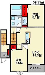 メゾン・ド・コリーヌ 伊川 2階